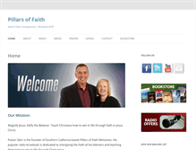 Tablet Screenshot of pillarsoffaith.com